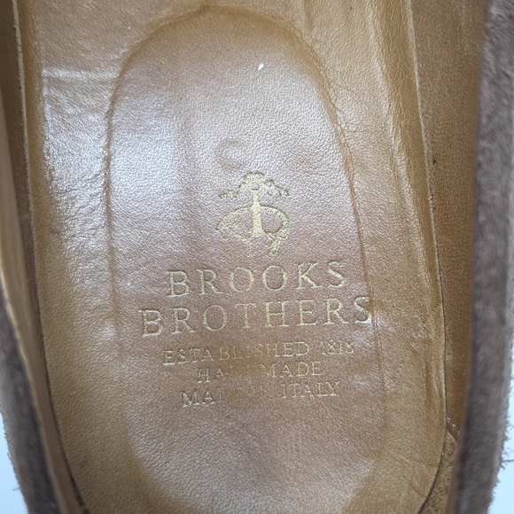 Brooks Brothers Mens Made In Italy Brown Tassel Loafers Size 8.5 Pre-owned - Picture 11 of 12